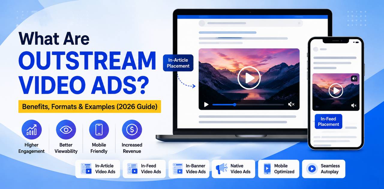What Are Outstream Video Ads? Benefits, Formats & Examples (2026 Guide)