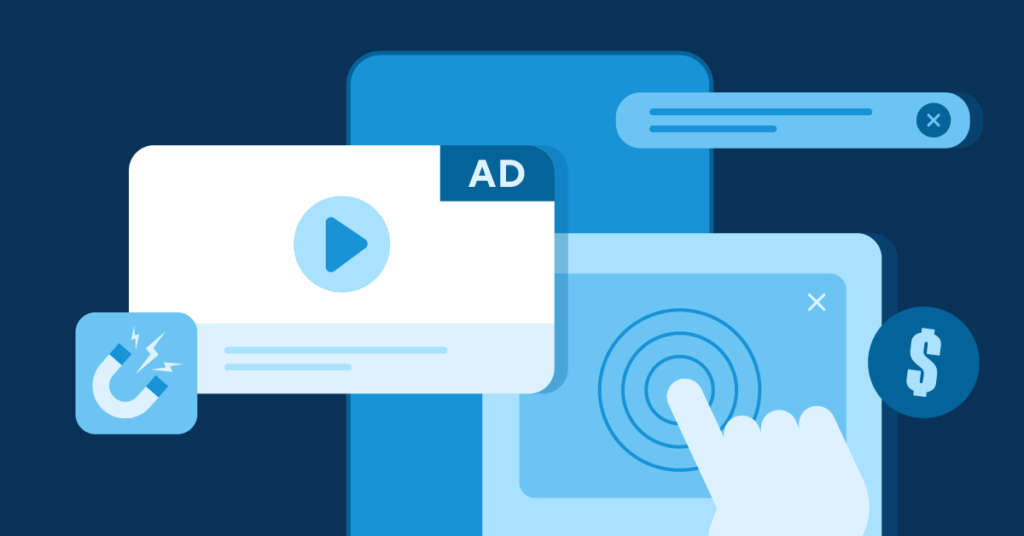 Interstitial video ads